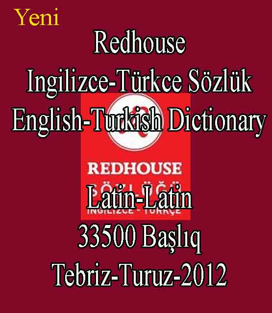 Redhouse İngilizce-Türkçe Sözlük – Tebriz-Turuz