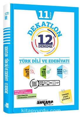 11. Sınıf Dekatlon Türk Dili ve Edebiyatı 12 Deneme Pdf EPUB indir